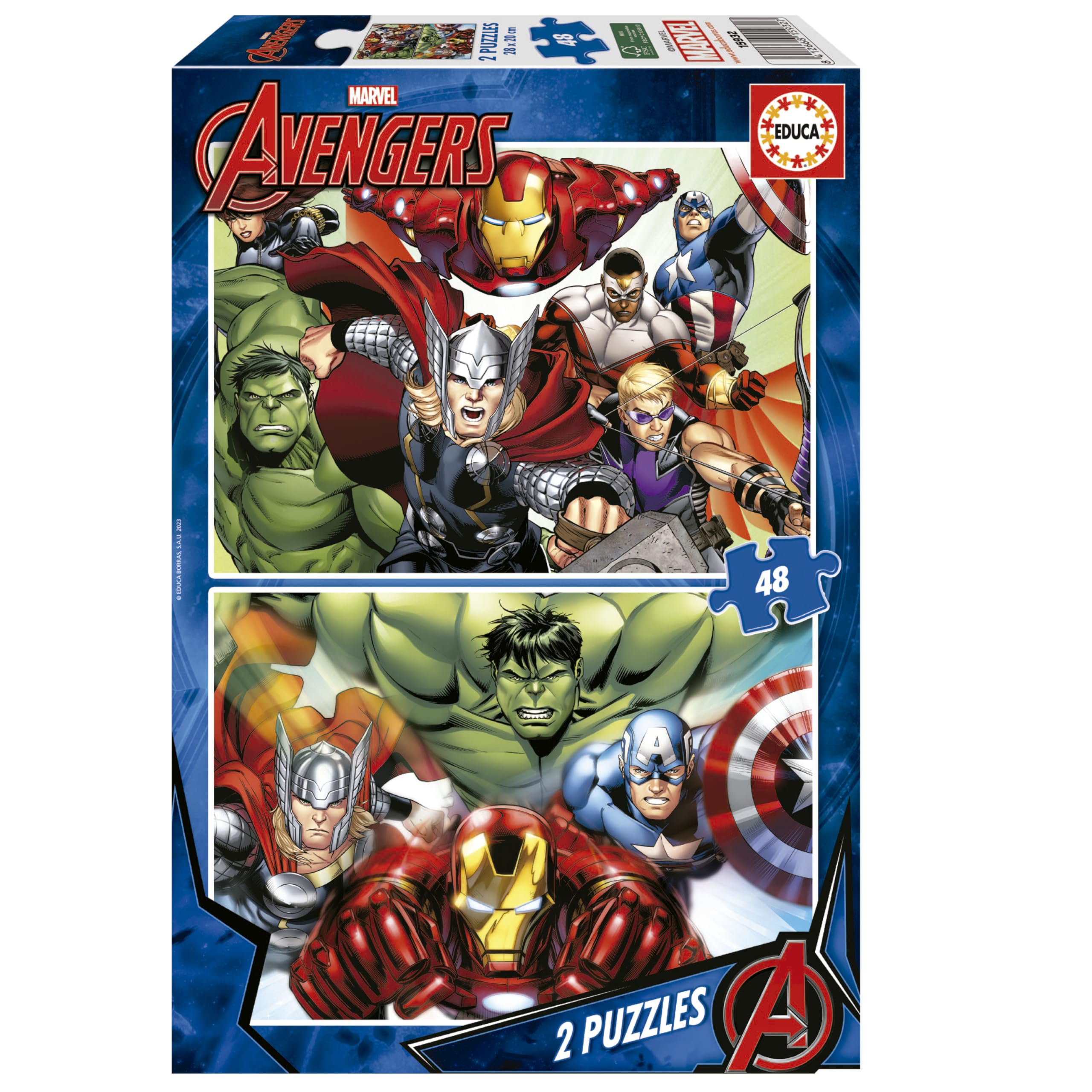 educa-avengers-kinderpuzzle-96-teile-ab-6-jahre image 1