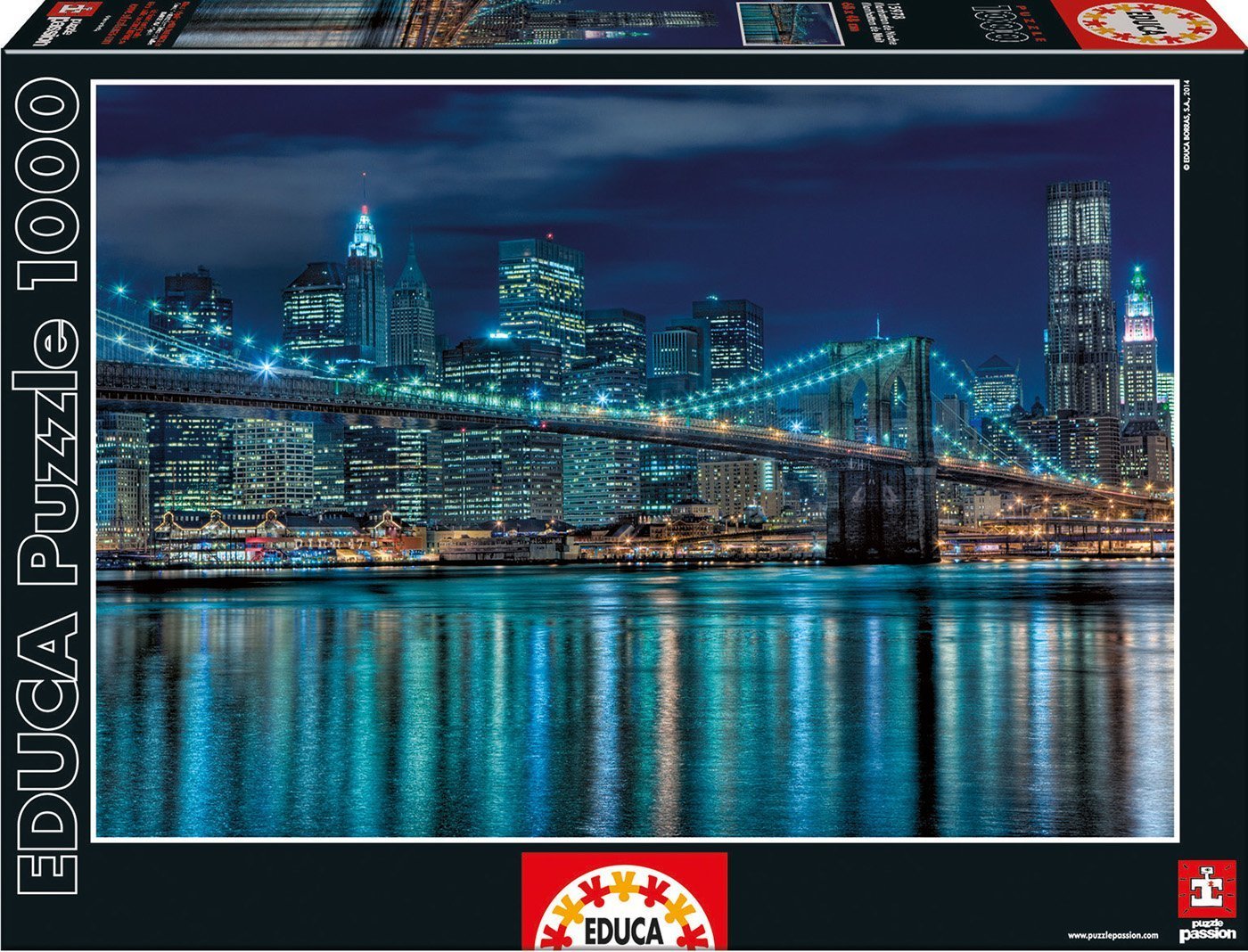 educa-manhattan-bei-nacht-puzzle-1000-teile-stadt image 1