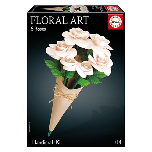 educa-arts-crafts-blumenstrau-wei-e-rosen-bastelset-12-rosen image 7