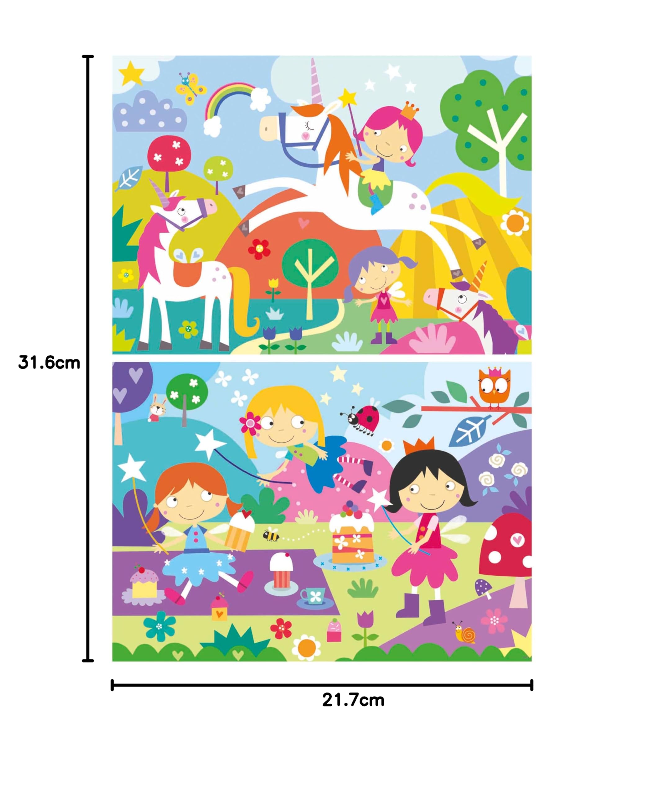 educa-kinderpuzzle-fantasiewelt-2x48-teile-ab-4-jahren image 8