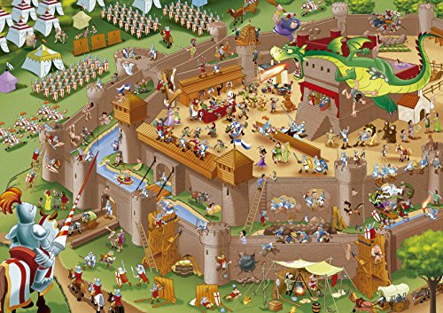 educa-16343-middle-ages-puzzle-1000-teile-cartoon-68x48 image 4