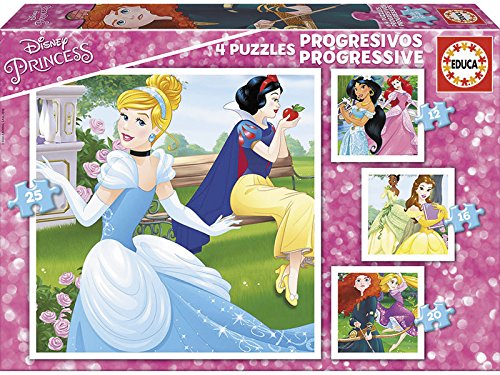 educa-disney-prinzessinnen-17166-puzzle-4-in-1-set-ab-3-jahren image 5