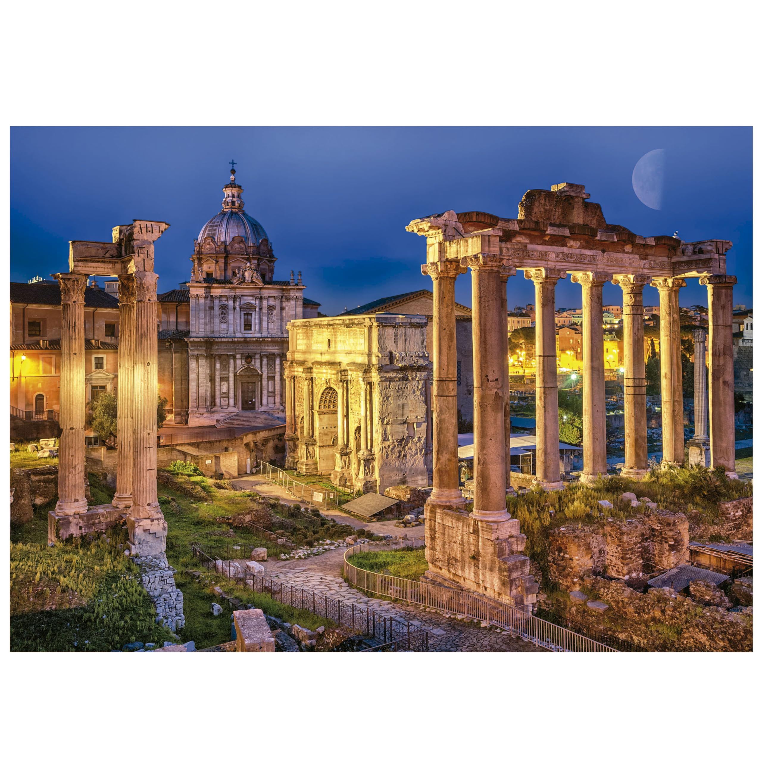 educa-19619-forum-romanum-puzzle-2000-teile-nacht-rom image 2