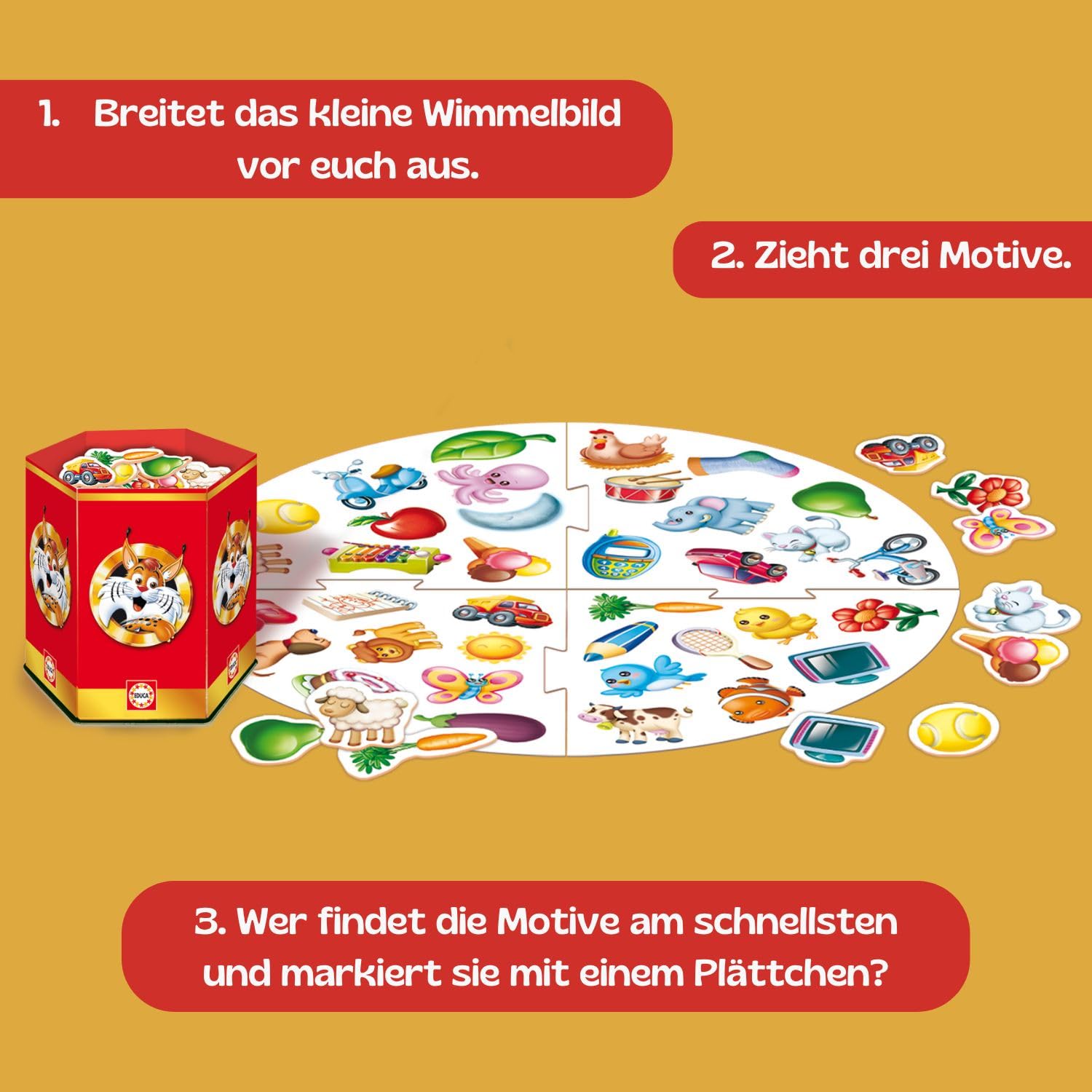 educa-schlaufuchs-kleiner-20057-brettspiel-ab-2-jahren-36-bilder image 2
