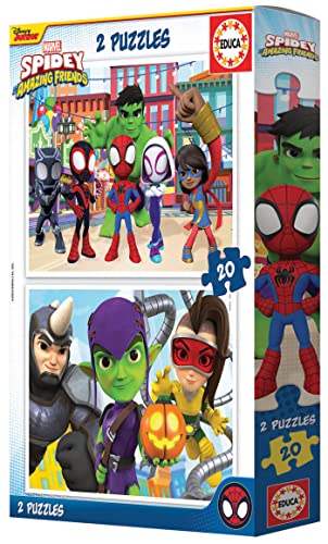 educa-spidey-super-freunde-kinderpuzzle-2x20-teile-ab-3 image 8