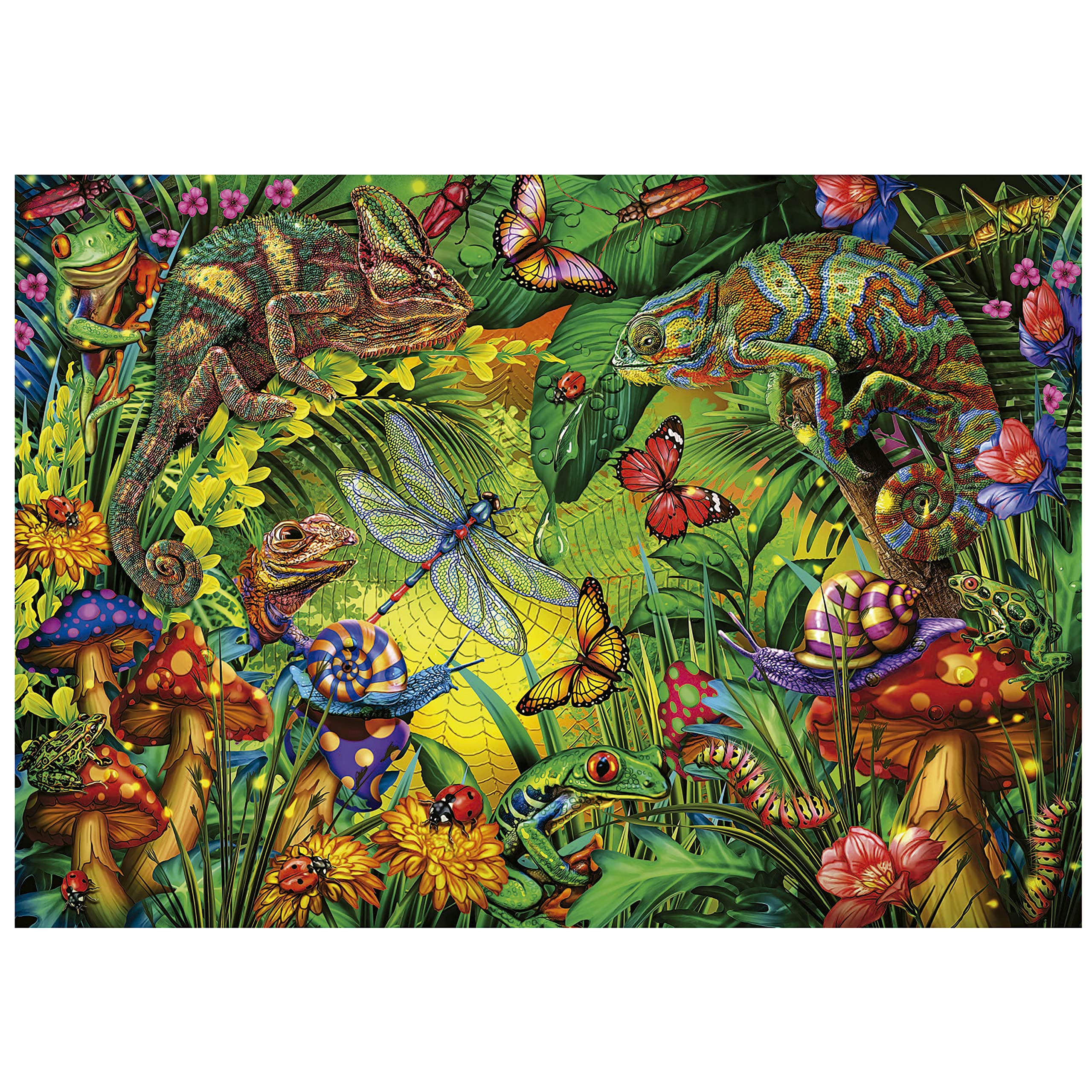 educa-19551-buntes-dschungelleben-puzzle-500-teile-tier image 2