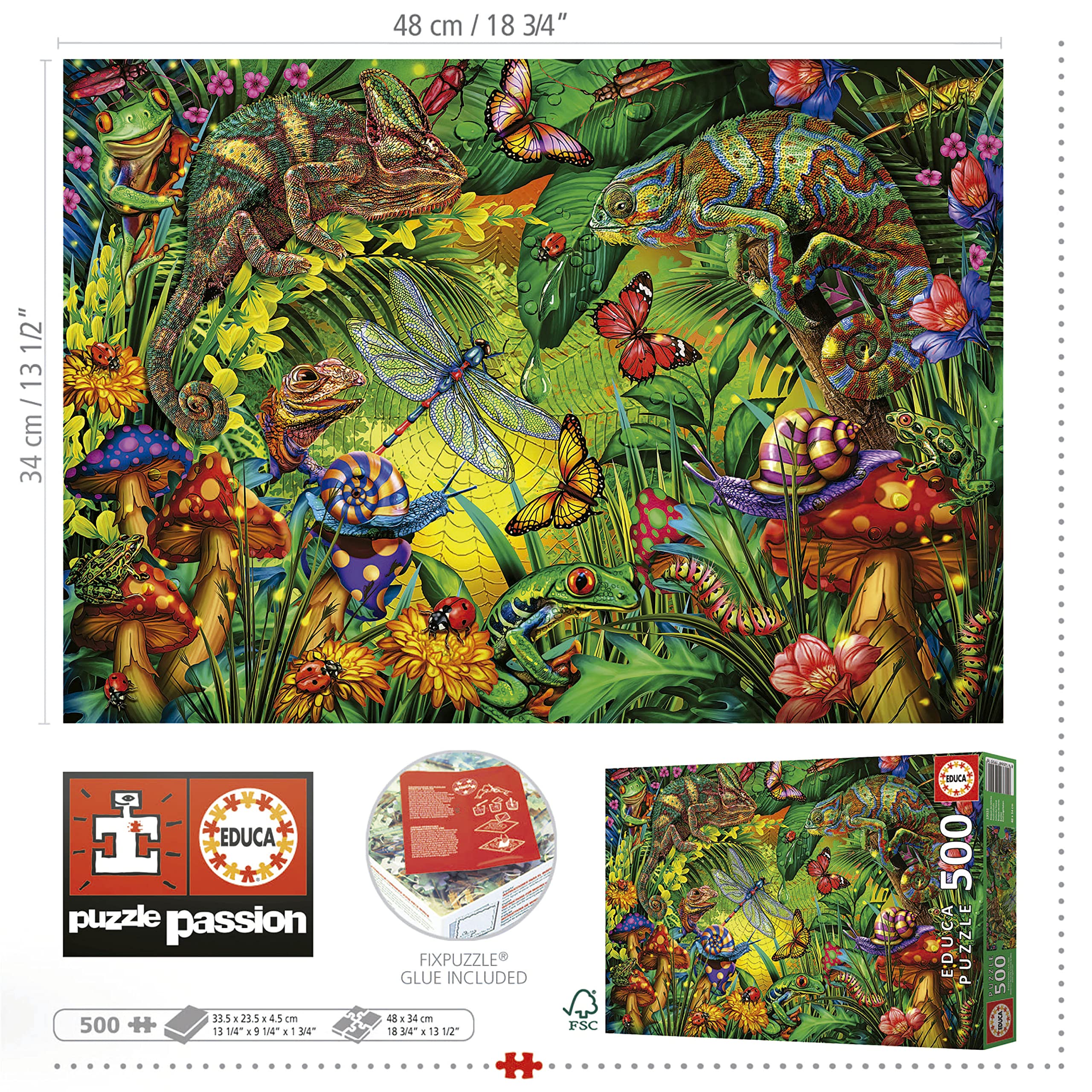educa-19551-buntes-dschungelleben-puzzle-500-teile-tier image 3