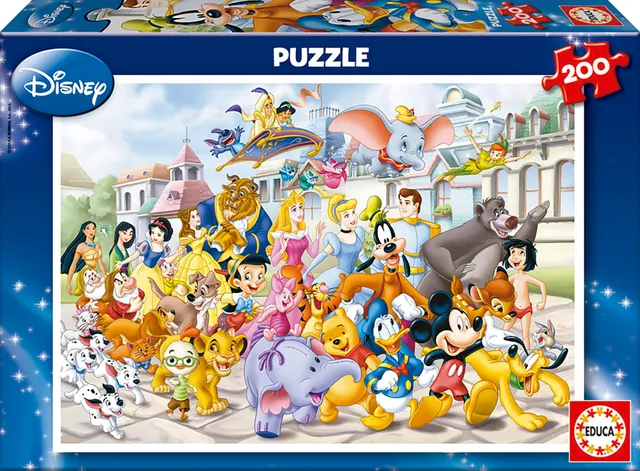 educa-disney-parade-puzzle-200-teile-ab-6-jahren-mickey-maus image 1