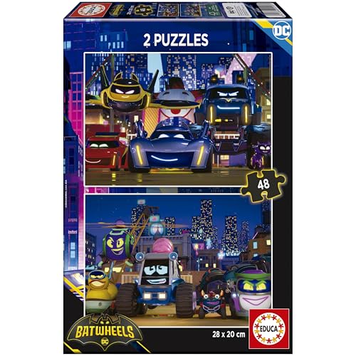 educa-20107-batwheels-papppuzzle-2x48-teile-kinder image 8