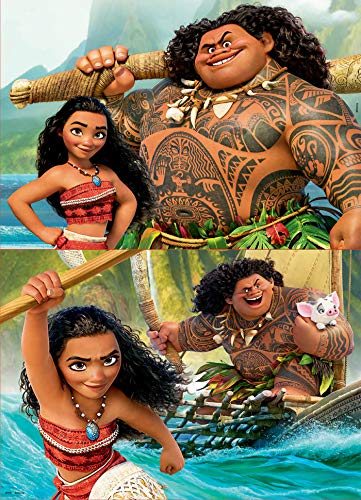 educa-vaiana-16950-kinderpuzzle-2x50-teile-disney-ab-4 image 5