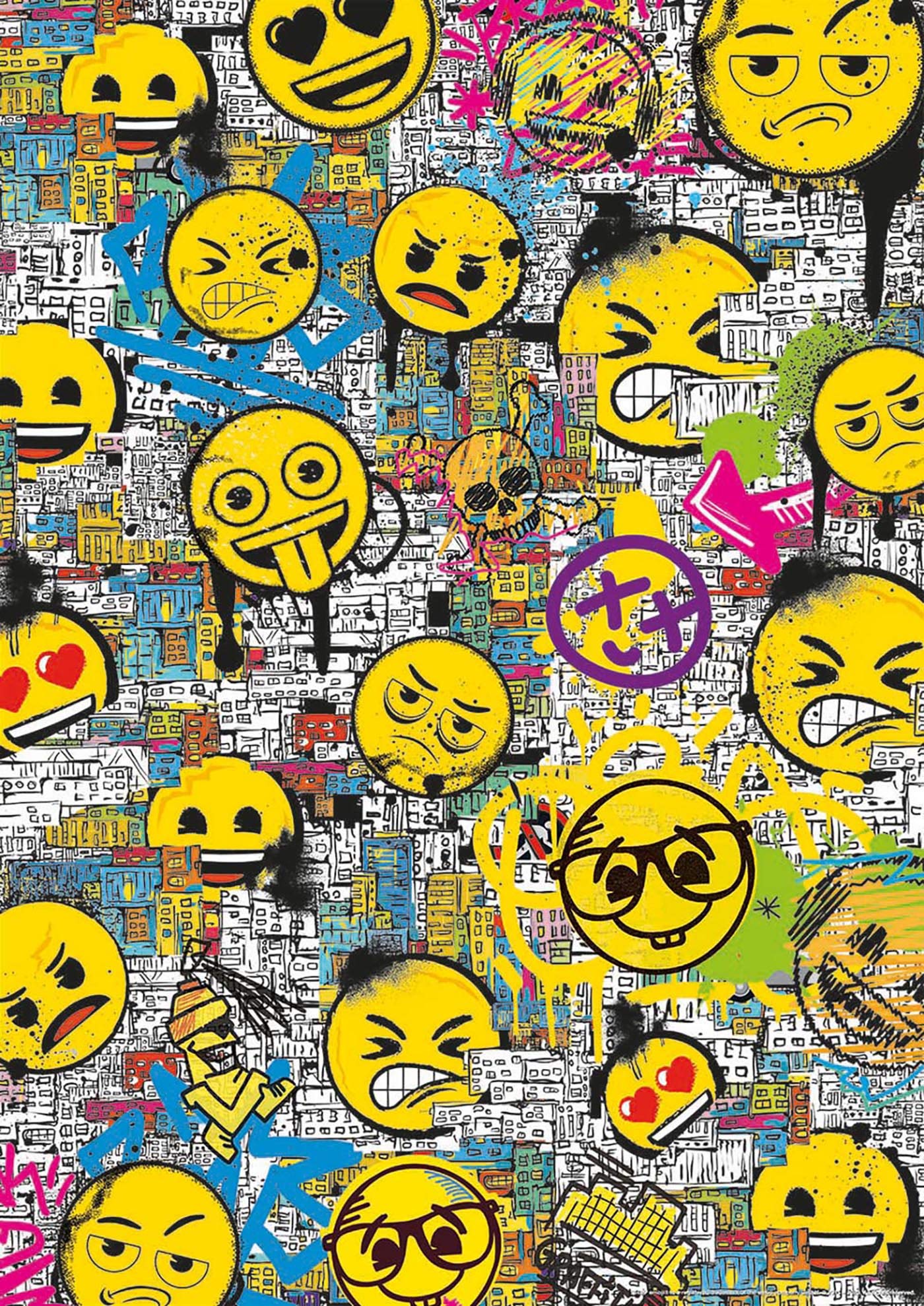 educa-emoji-graffiti-18485-puzzle-500-teile-ab-10-jahren image 2