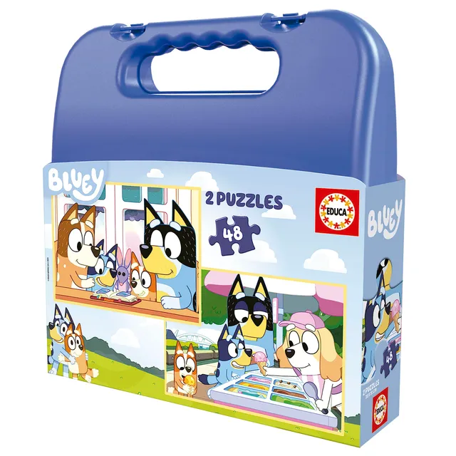 educa-bluey-super-puzzle-2x48-teile-kinderpuzzle-ab-4 image 1
