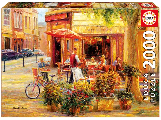 educa-17130-corner-cafe-puzzle-2000-teile-96x68-cm image 1