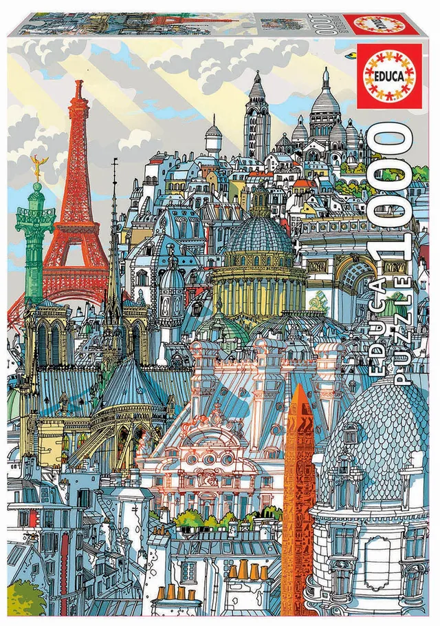 educa-19264-paris-puzzle-1000-teile-city-ab-10-jahren image 1