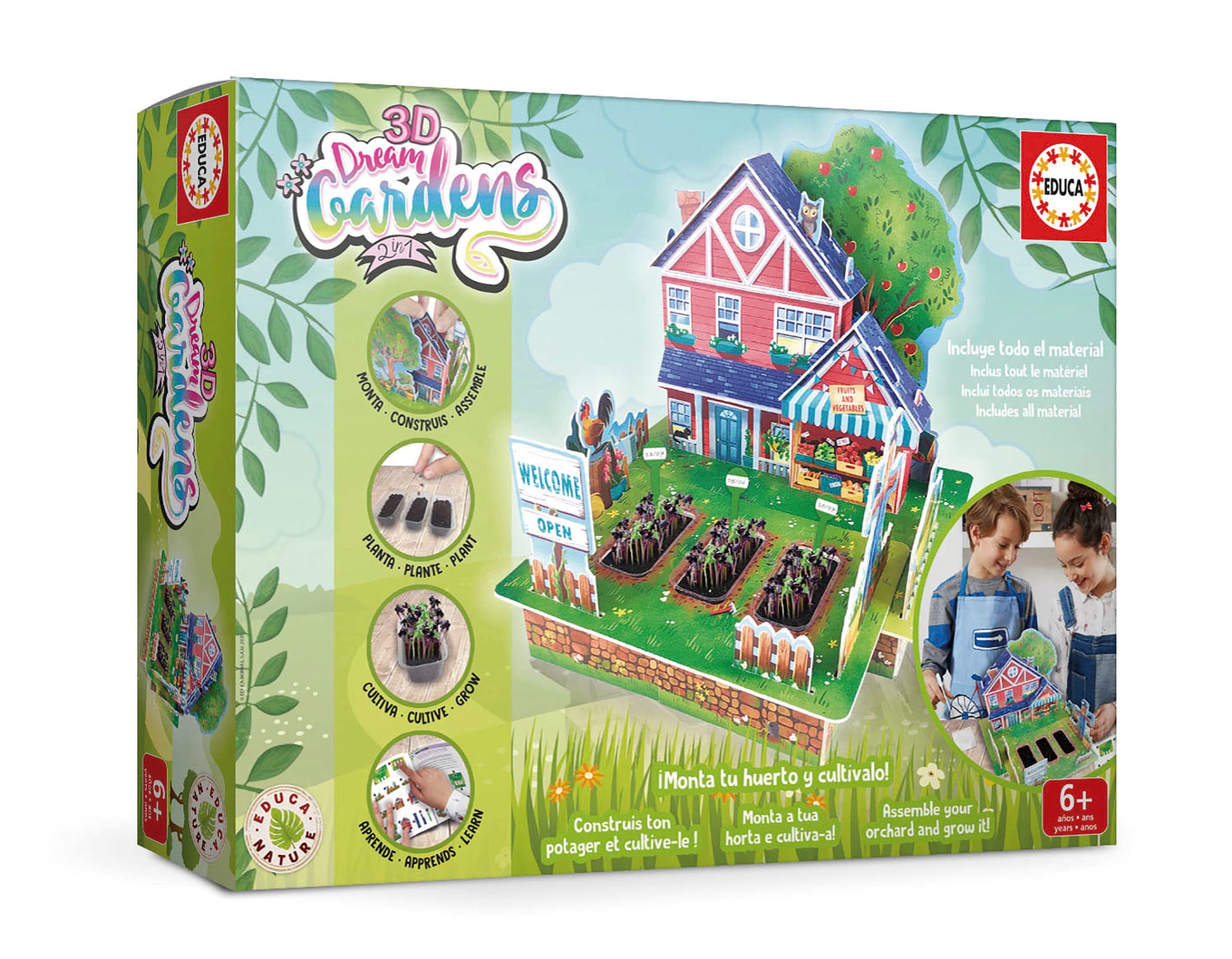 educa-3d-dream-garden-19468-3d-puzzle-gem-segarten-ab-5-jahren image 1