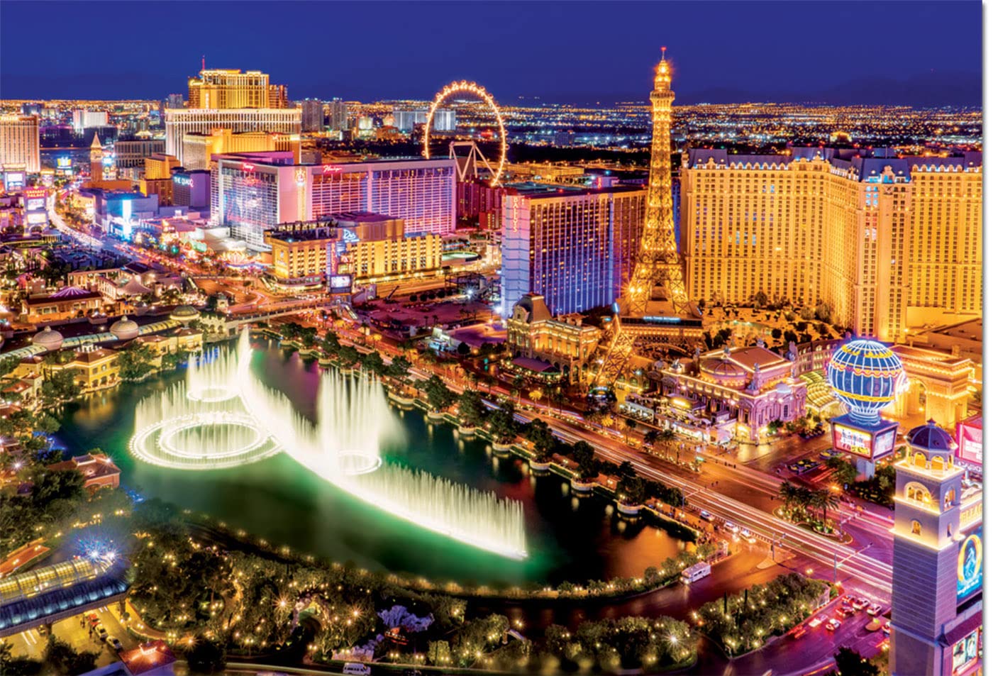 educa-16761-las-vegas-leuchtpuzzle-1000-teile-neon image 2