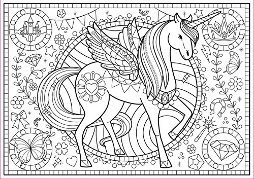educa-17828-einhorn-colouring-puzzle-150-teile-zum-ausmalen image 5