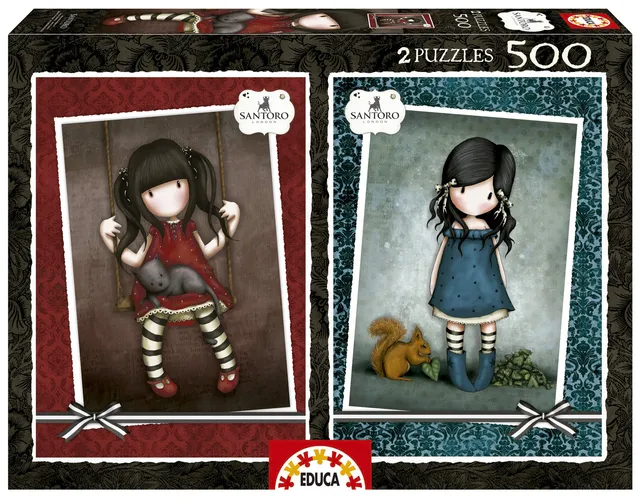 educa-gorjuss-ruby-16279-puzzle-2x500-teile-illustration image 1
