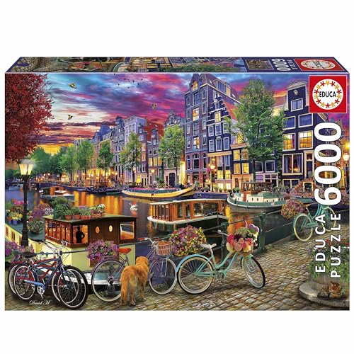 educa-6000-teile-puzzle-radfahren-in-amsterdam-156x107-cm image 6