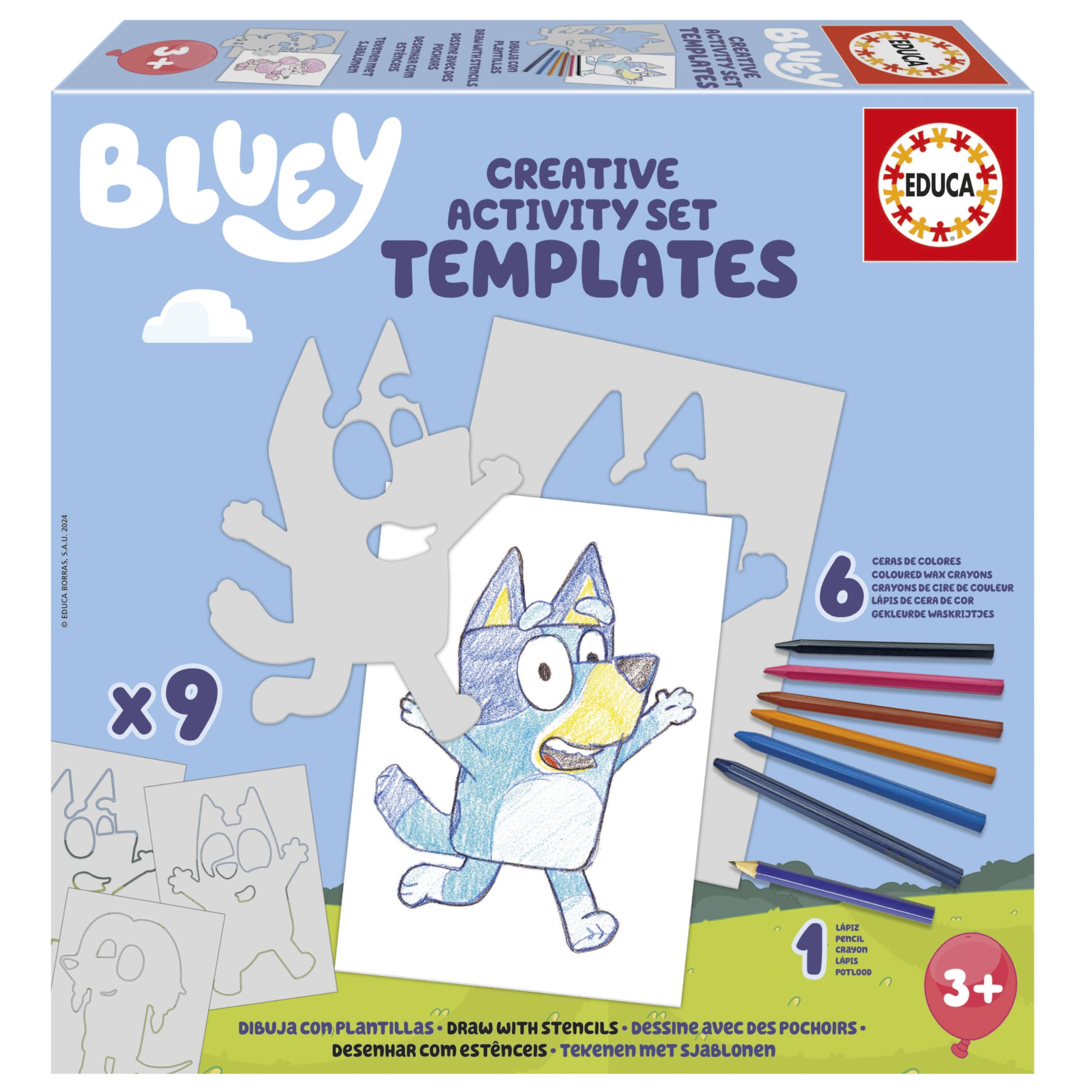 educa-bluey-19886-kreativset-zeichnen-ab-3-jahren image 1