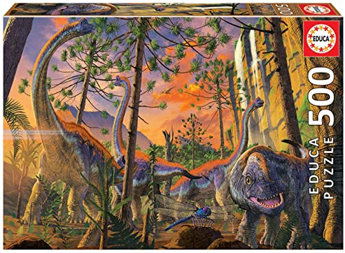 educa-curious-puzzle-500-teile-dinos-vincent-hie-ab-10-j image 2