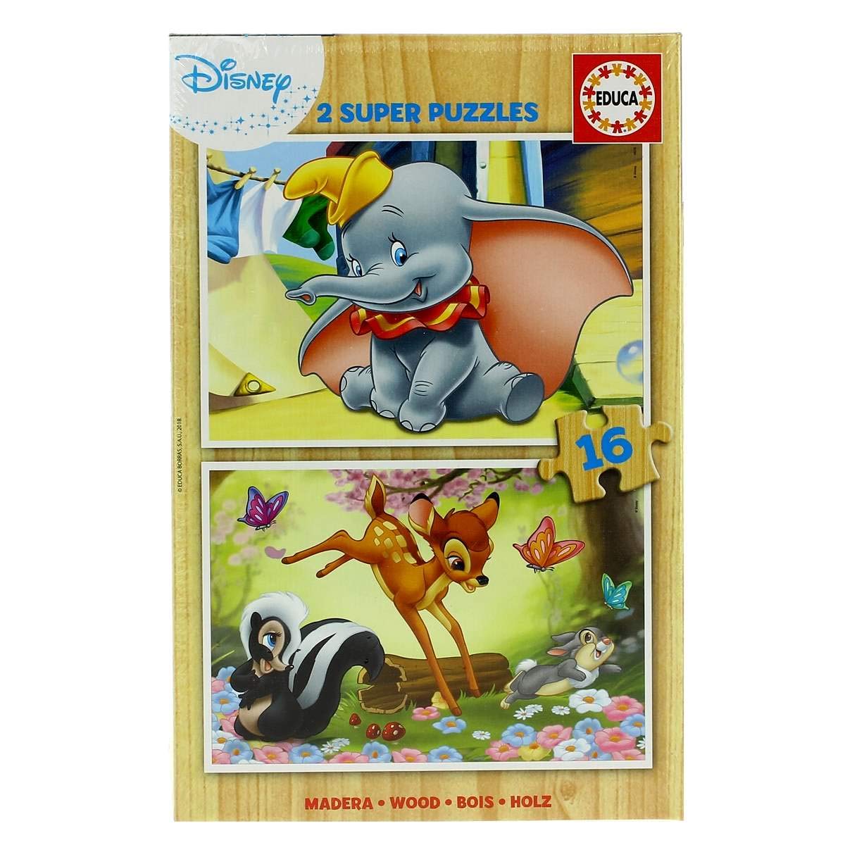 educa-vampirina-kinderpuzzle-2x16-teile-disney-tiere-ab-3-jahren image 3
