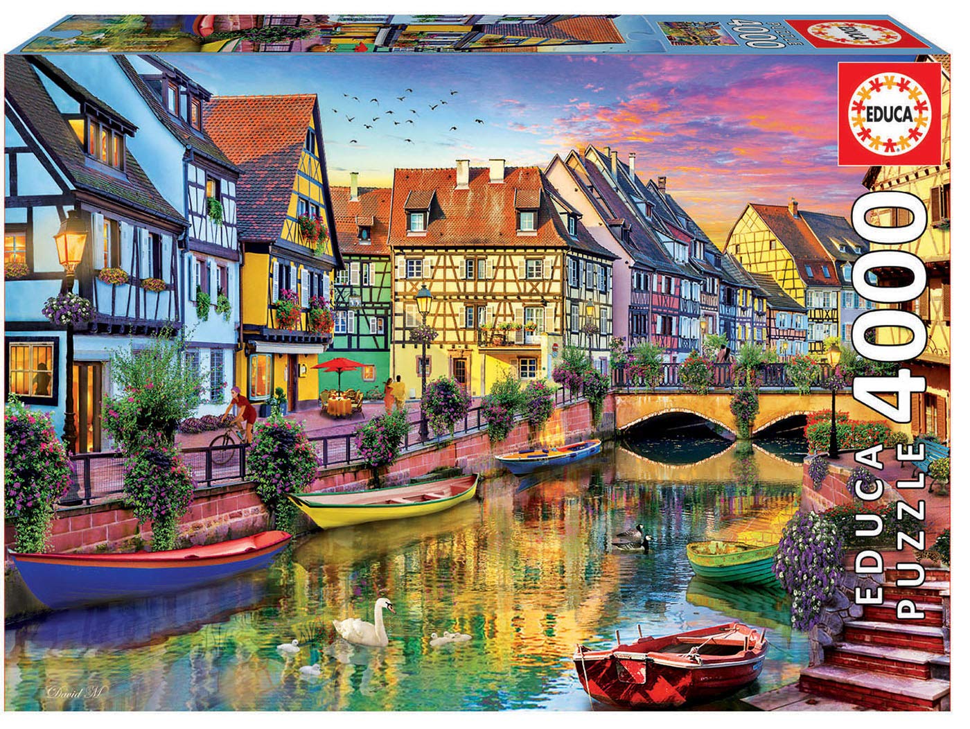 educa-17134-colmar-canal-puzzle-4000-teile-136x96-cm image 1