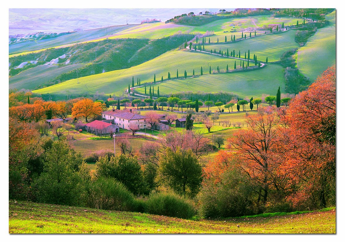 educa-italien-toskana-puzzle-1500-teile-landschaft image 1