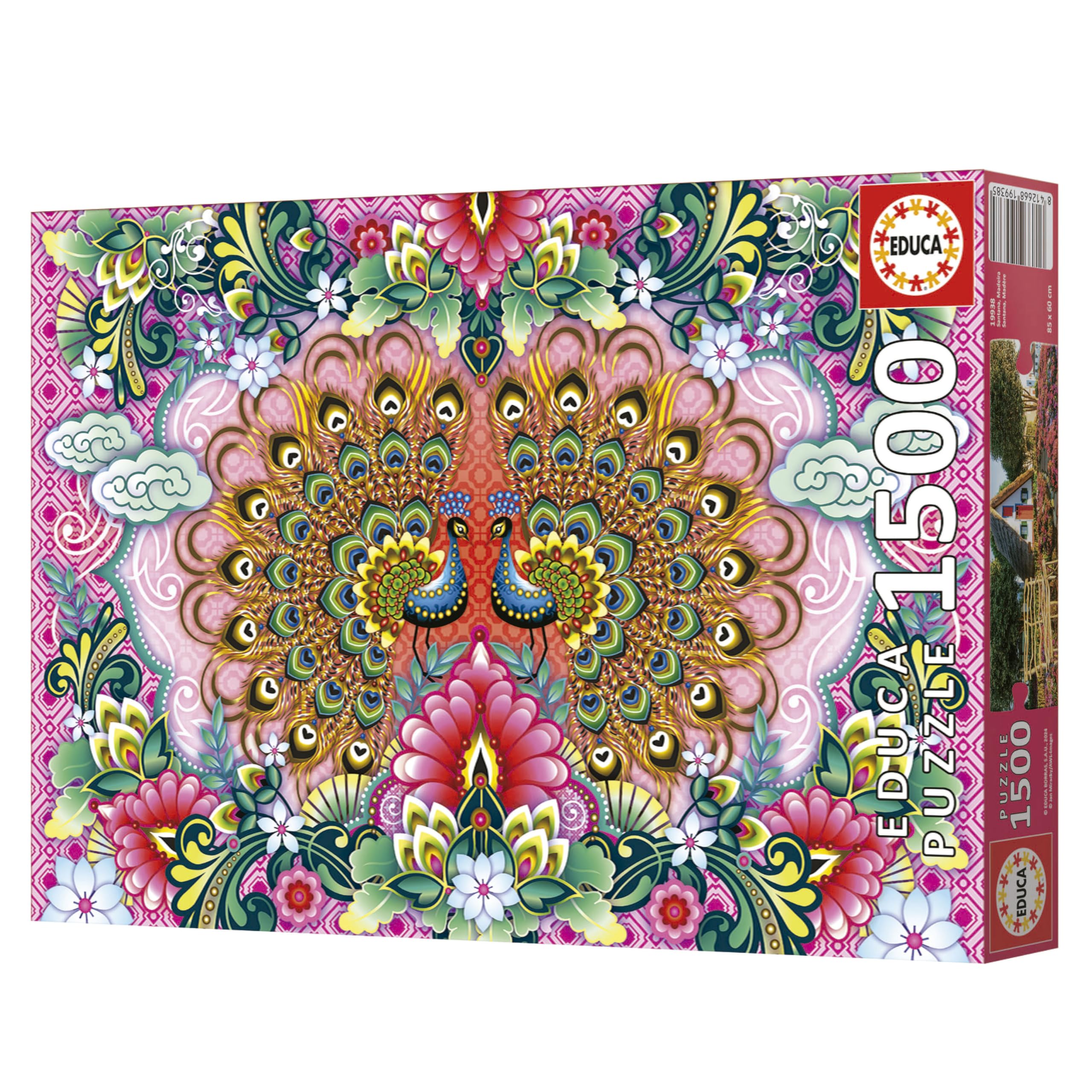 educa-19942-pavoni-del-bengala-puzzle-1500-teile-85x60-cm image 6