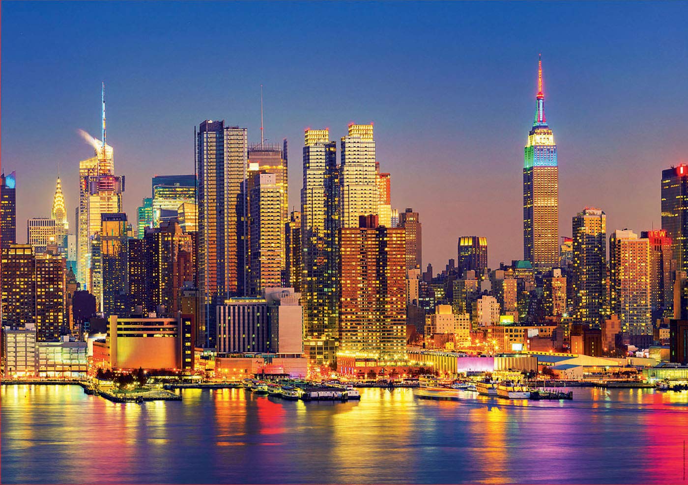 educa-18466-manhattan-bei-nacht-puzzle-1500-teile-skyline image 2