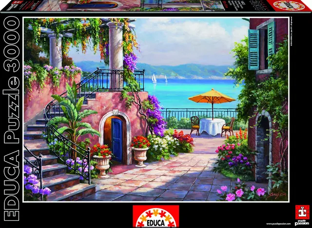 educa-14823-terrasse-toskana-puzzle-3000-teile-xxl image 1