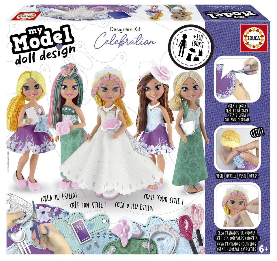 educa-my-model-doll-design-celebration-bastelset-ab-6-j image 1