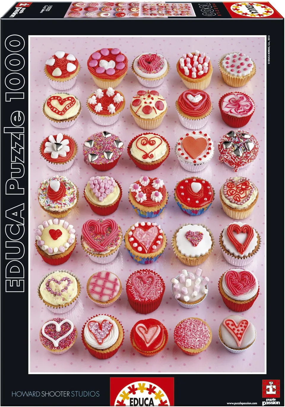 educa-15550-cupcakes-puzzle-1000-teile-68x48-cm image 1