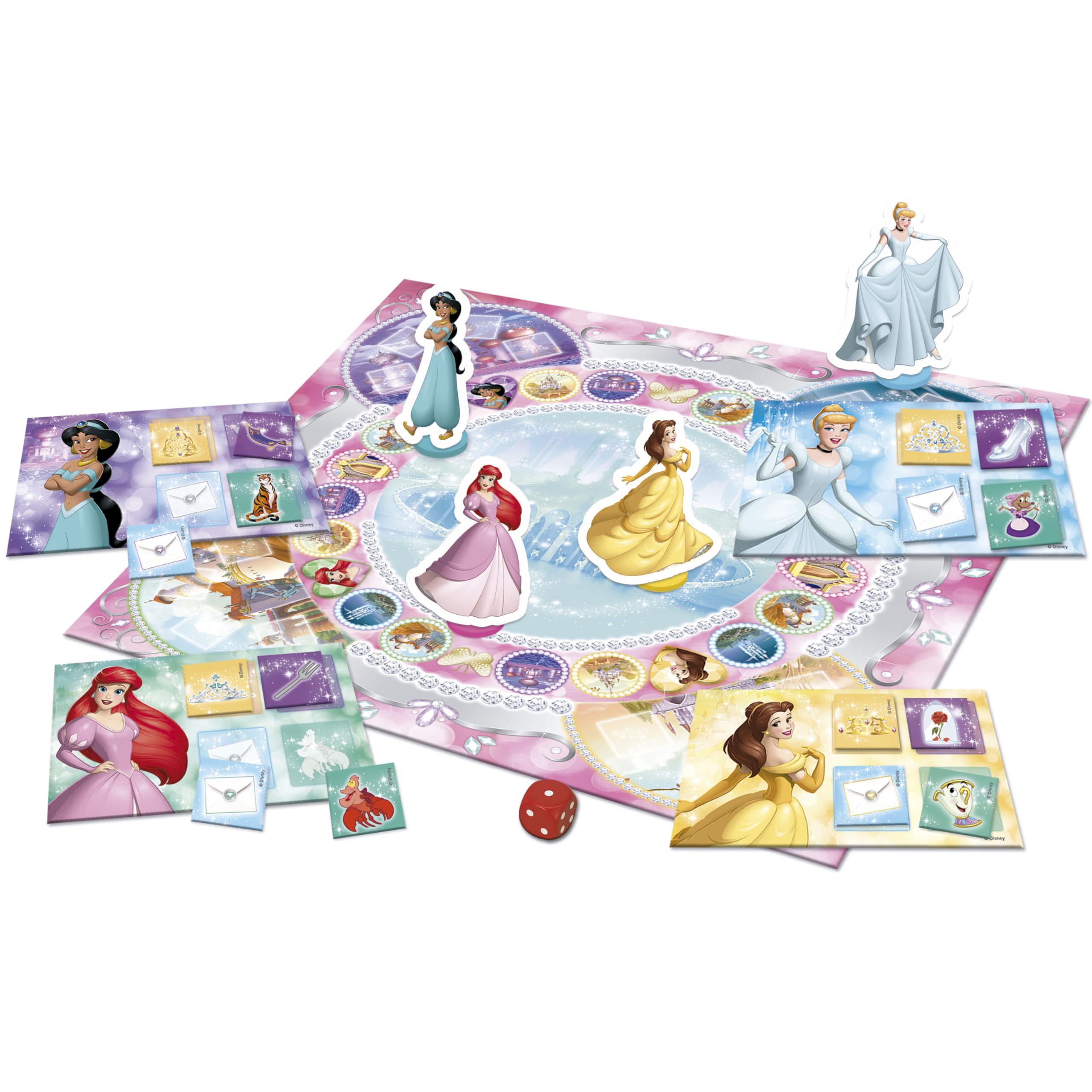 educa-disney-prinzessinnen-brettspiel-ab-4-jahren-mit-4-karten image 2
