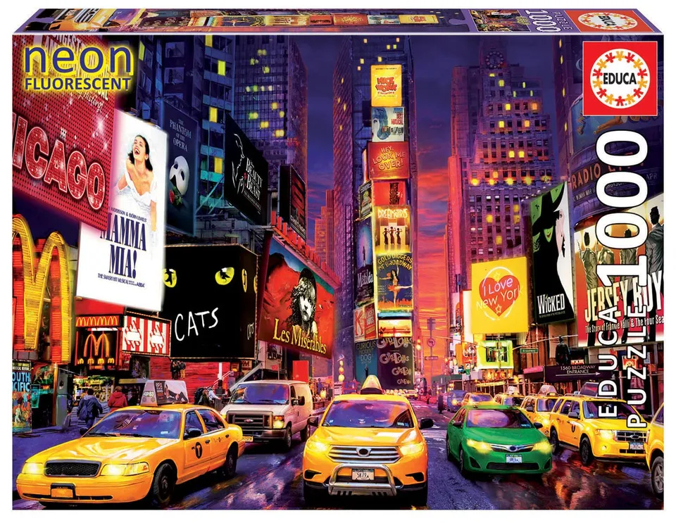 educa-times-square-18499-leuchtpuzzle-1000-teile image 1