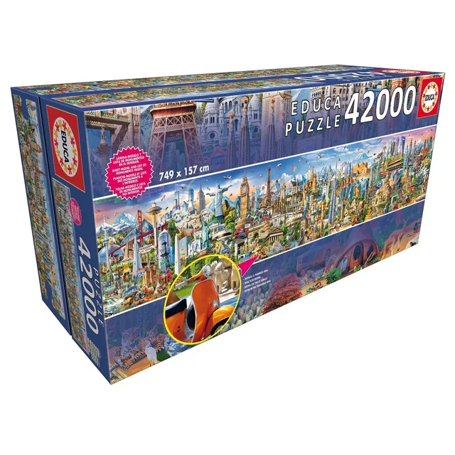 educa-einmal-um-die-welt-17570-puzzle-42000-teile image 1