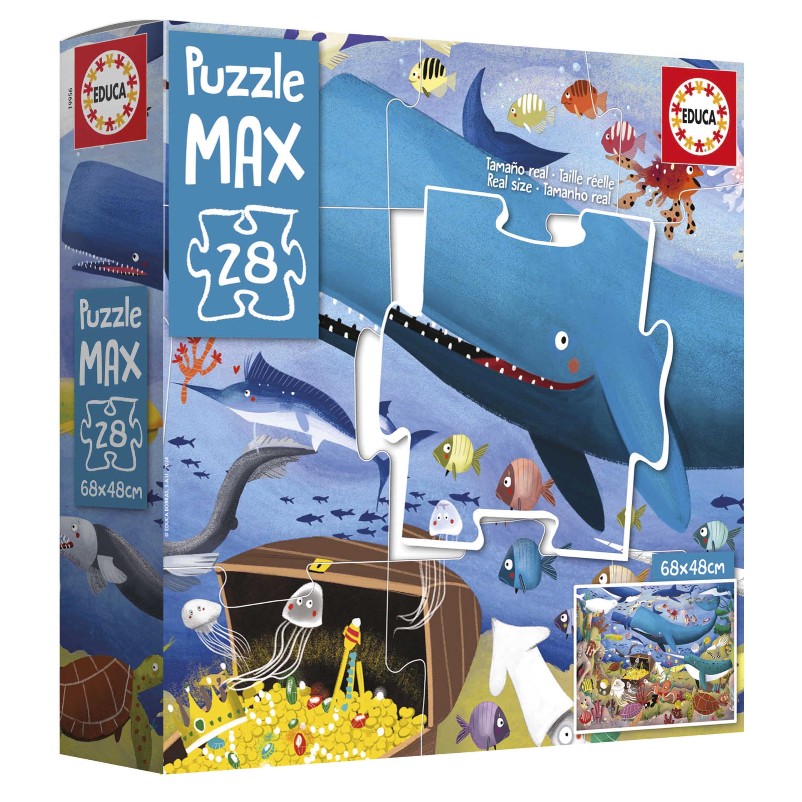 educa-19956-puzzle-max-meerestiere-bodenpuzzle-28-teile-ab-3-jahre image 4