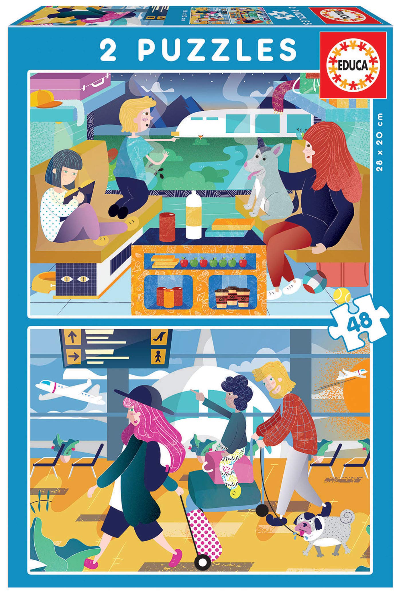 educa-18064-einh-rner-und-feen-puzzle-2x20-teile-ab-3-jahren image 7