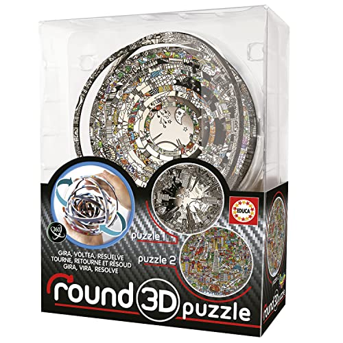 educa-19707-fazzino-3d-puzzle-rund-14-ringe-ab-8 image 6