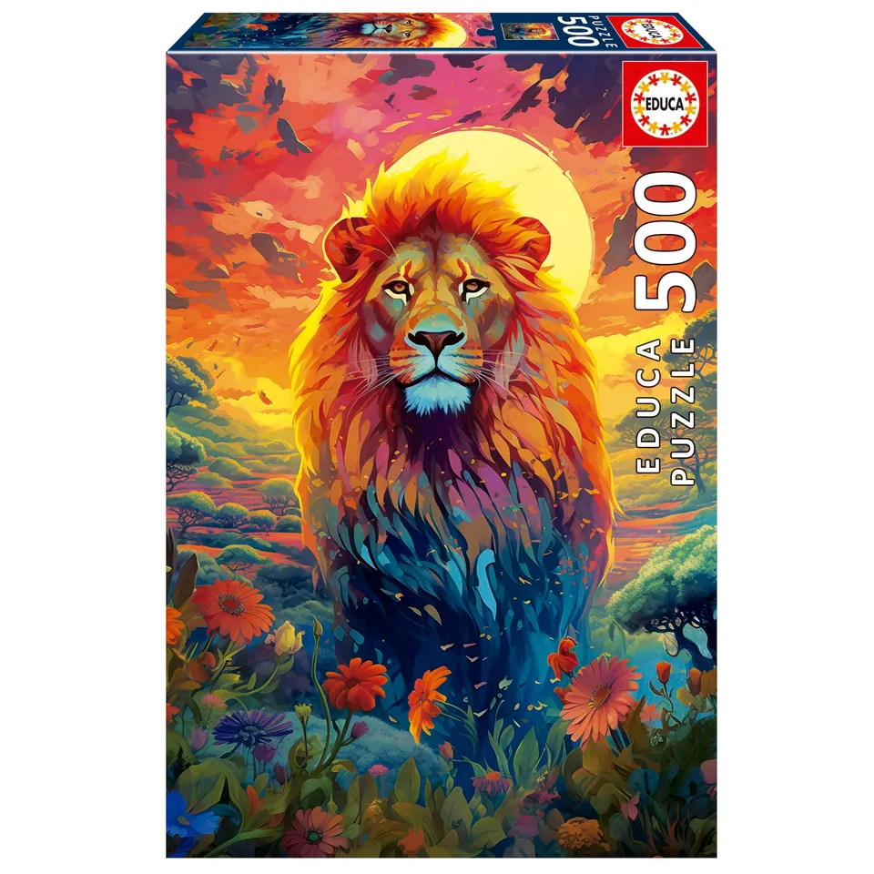 educa-20261-l-we-puzzle-500-teile-tierportr-t-34x48 image 1