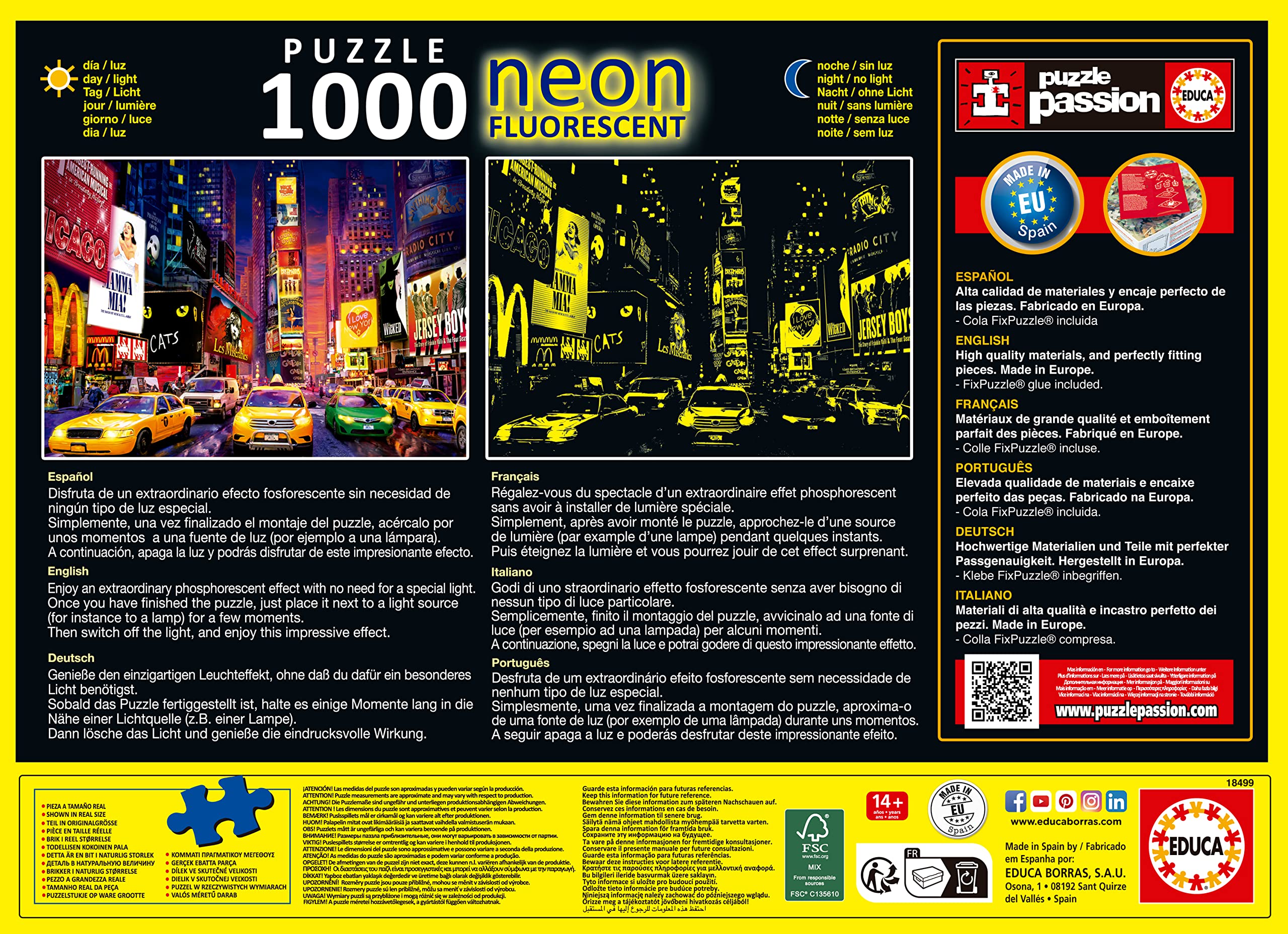 educa-times-square-18499-leuchtpuzzle-1000-teile image 4