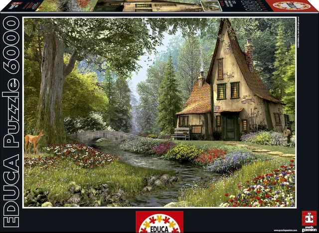 educa-15543-m-rchen-cottage-puzzle-6000-teile-156x107-cm image 1