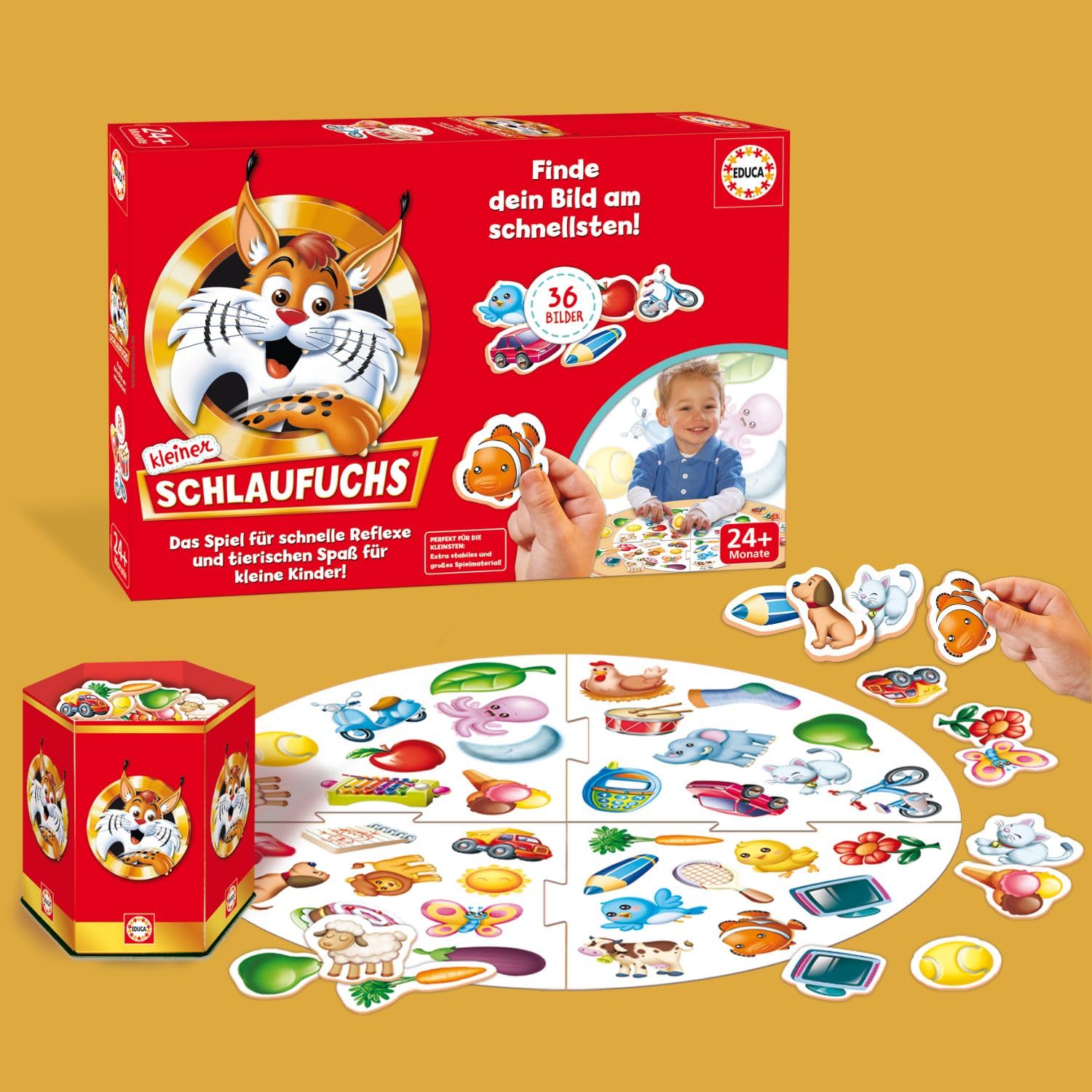 educa-schlaufuchs-kleiner-20057-brettspiel-ab-2-jahren-36-bilder image 4