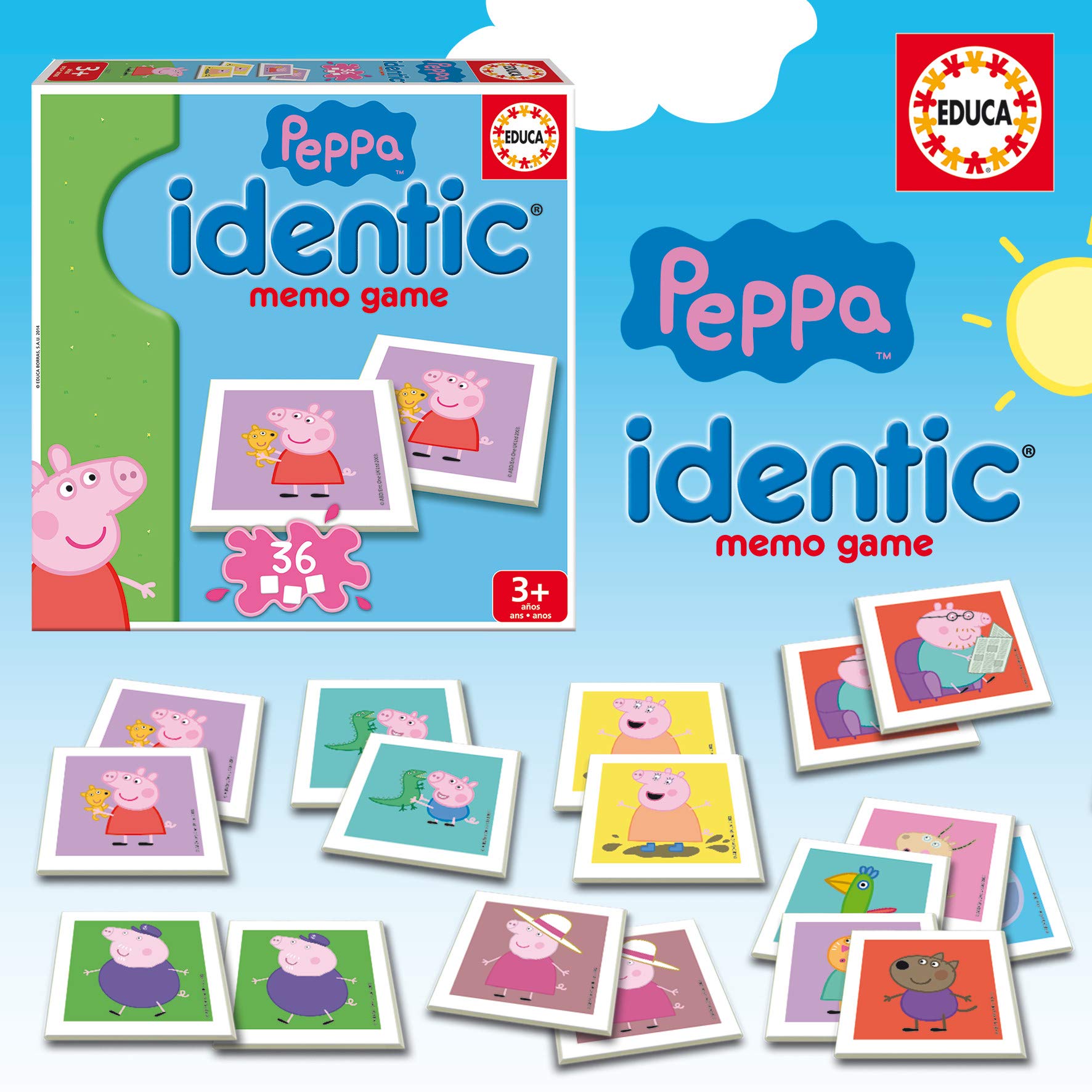 educa-identic-16227-gesellschaftsspiel-peppa-wutz-franz-version-ab-3-j image 3