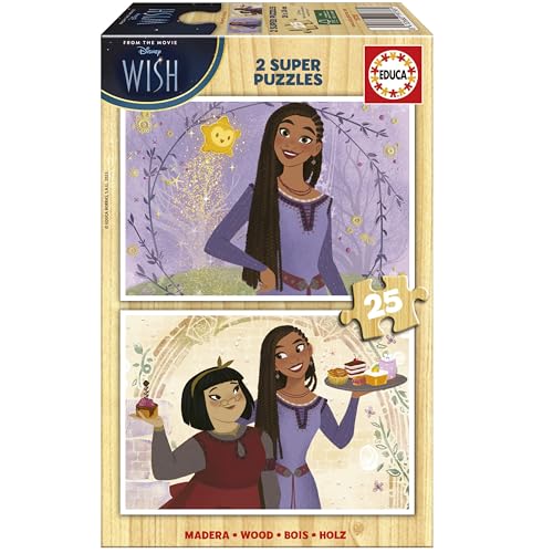 educa-holzpuzzle-disney-wish-19738-2x25-teile-asha-ab-3-jahren image 7