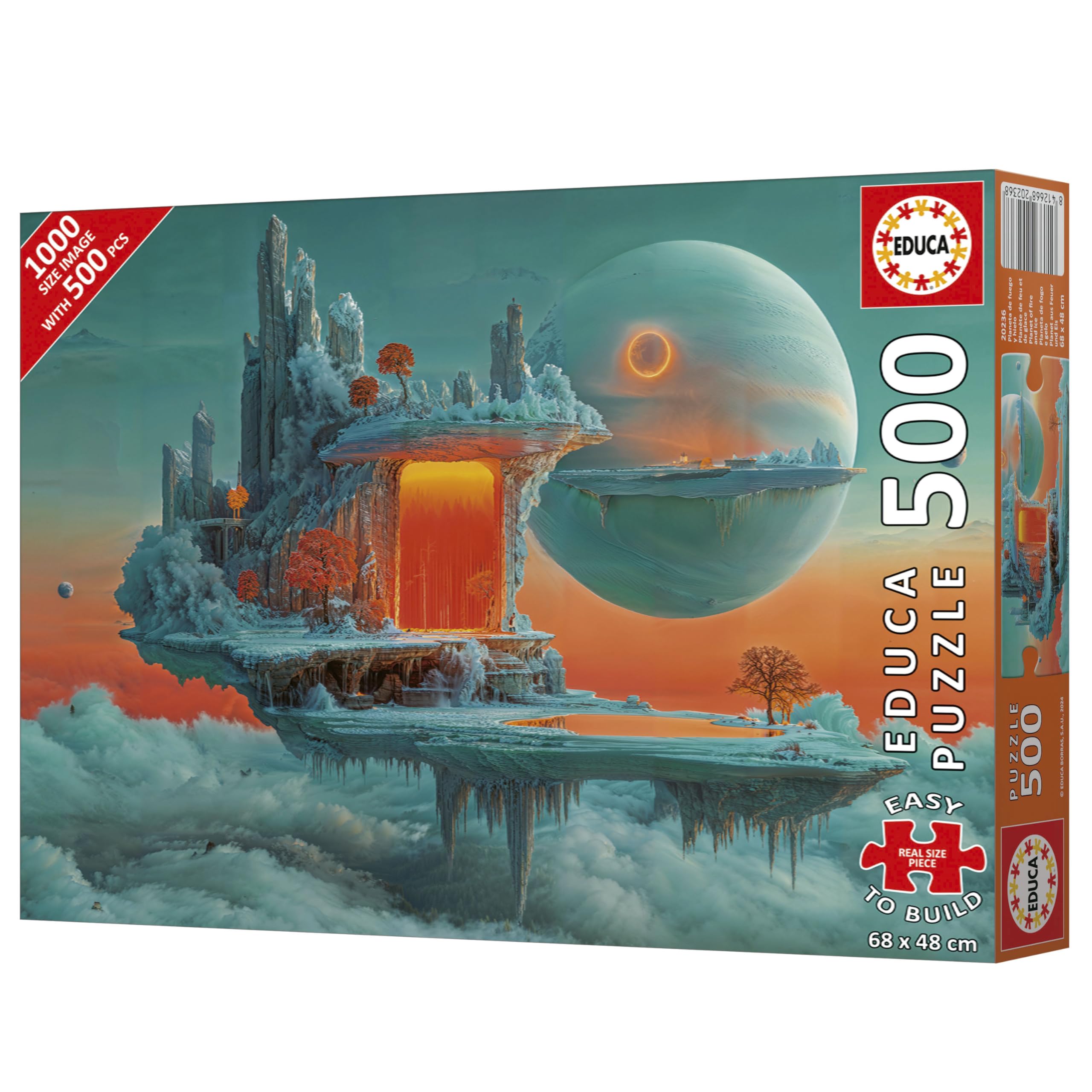 educa-planet-feuer-und-eis-puzzle-500-teile-48x34-cm image 3