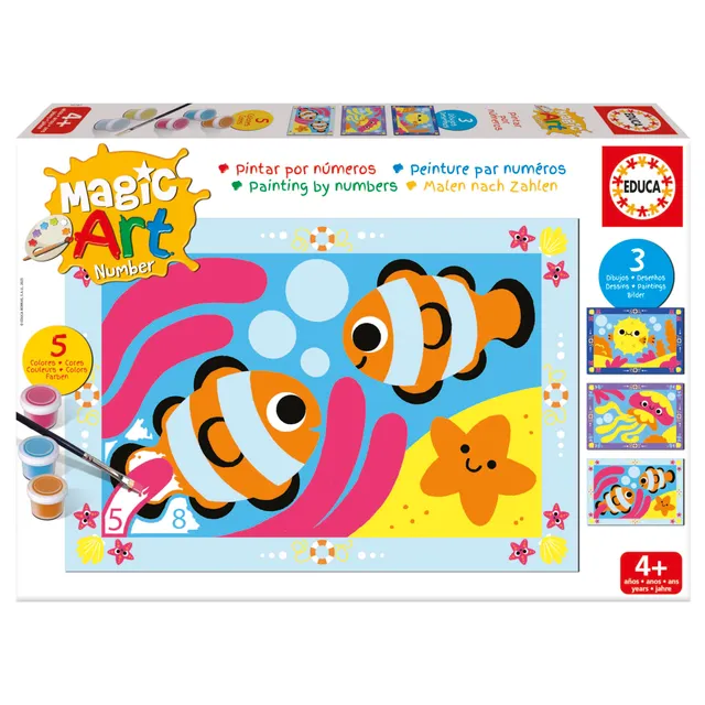educa-arts-crafts-20287-magic-art-malen-nach-zahlen-unter-dem-meer image 1