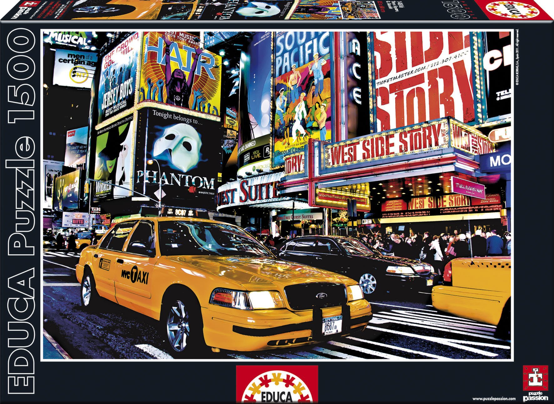 educa-14816-times-square-puzzle-1500-teile-new-york image 1