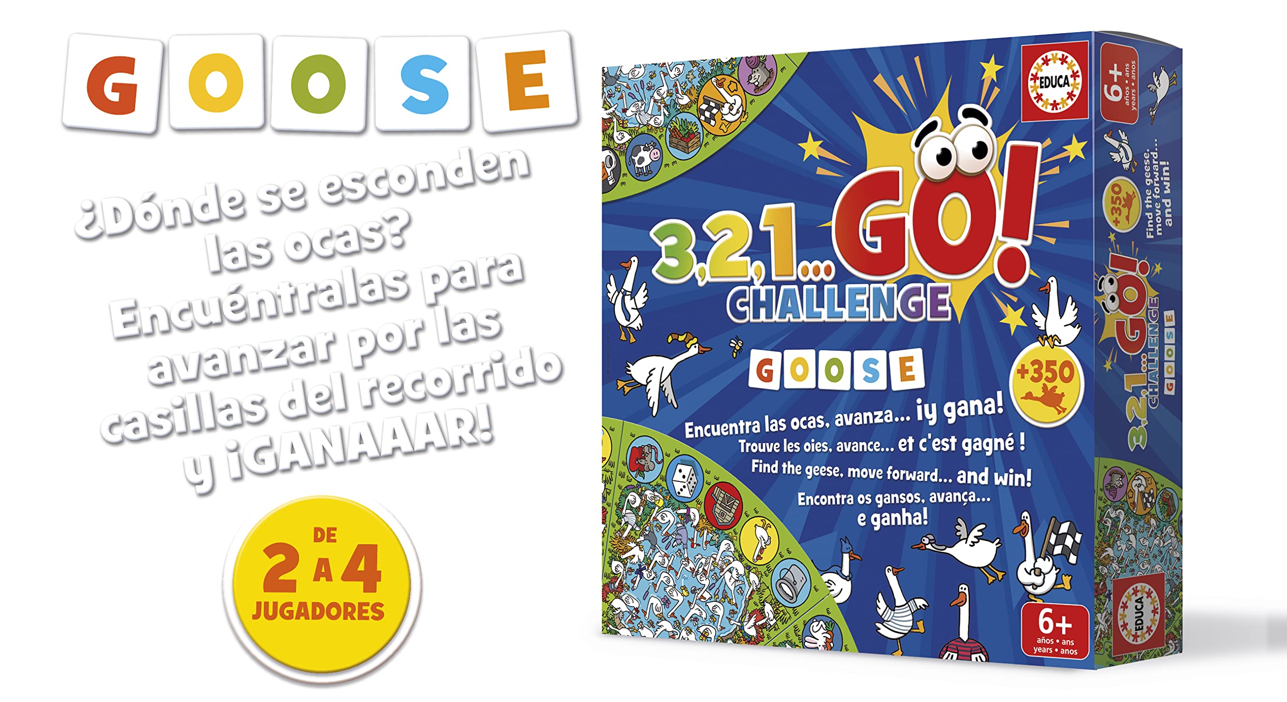 educa-3-2-1-go-challenge-goose-19420-brettspiel-ab-6-jahren image 3