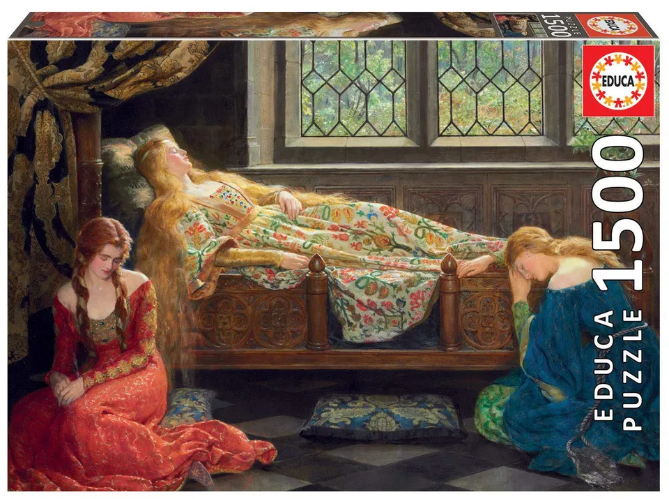 educa-sleeping-beauty-puzzle-1500-teile-85x60-ab-12-jahren image 1
